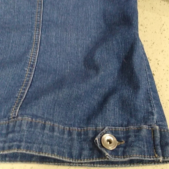 BACCINI CLASSIC TRUCKER SOFT DENIM JEAN JACKET SIZE 18/20/W - Picture 8 of 9